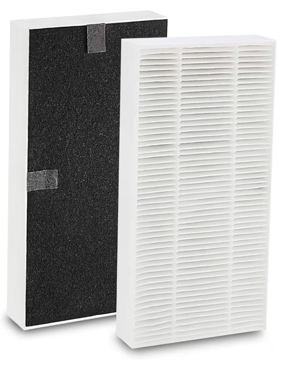 HEPA Replacement Air Filter Pair in White and Black Febreze